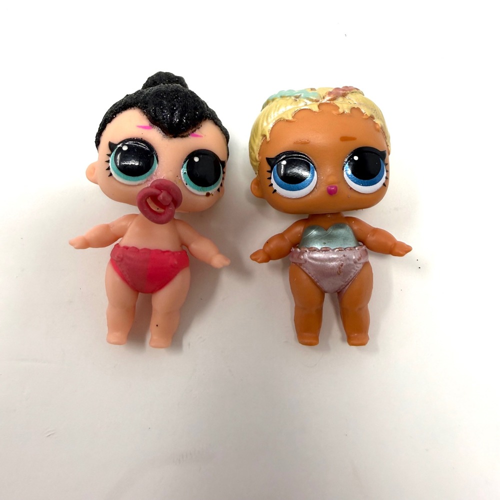 LOL Surprise Lil Sisters Dolls Spice Kicks MGA Entertainment Lot 2 Color Change